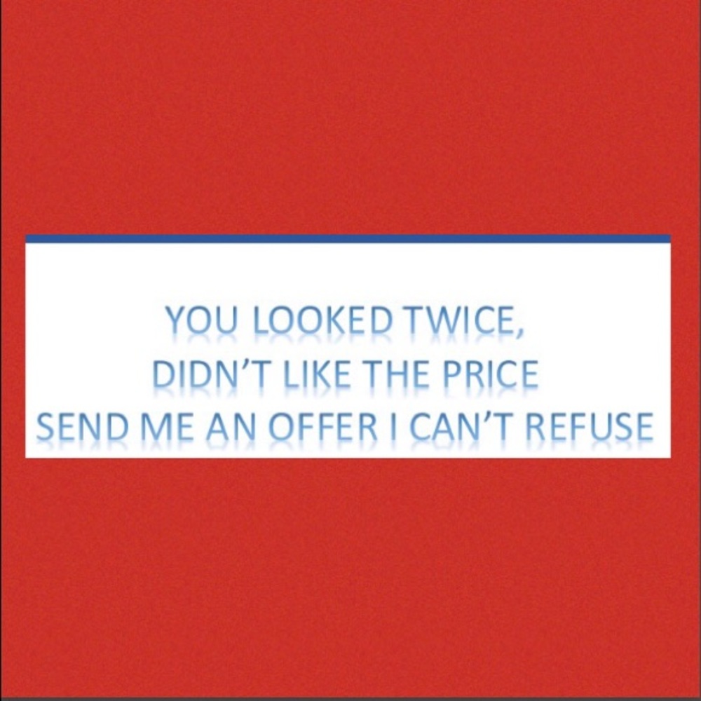 NOT FOR SALE